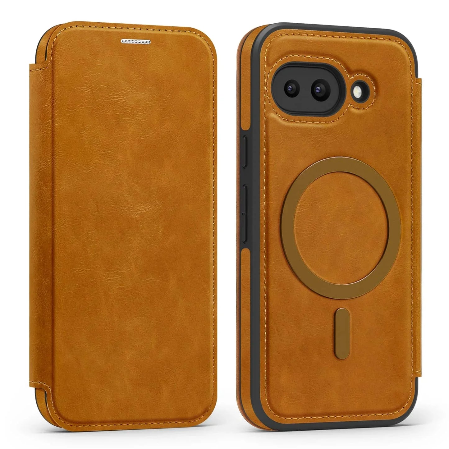 Slim Leather Phone Cover with Card Slot for Google Pixel