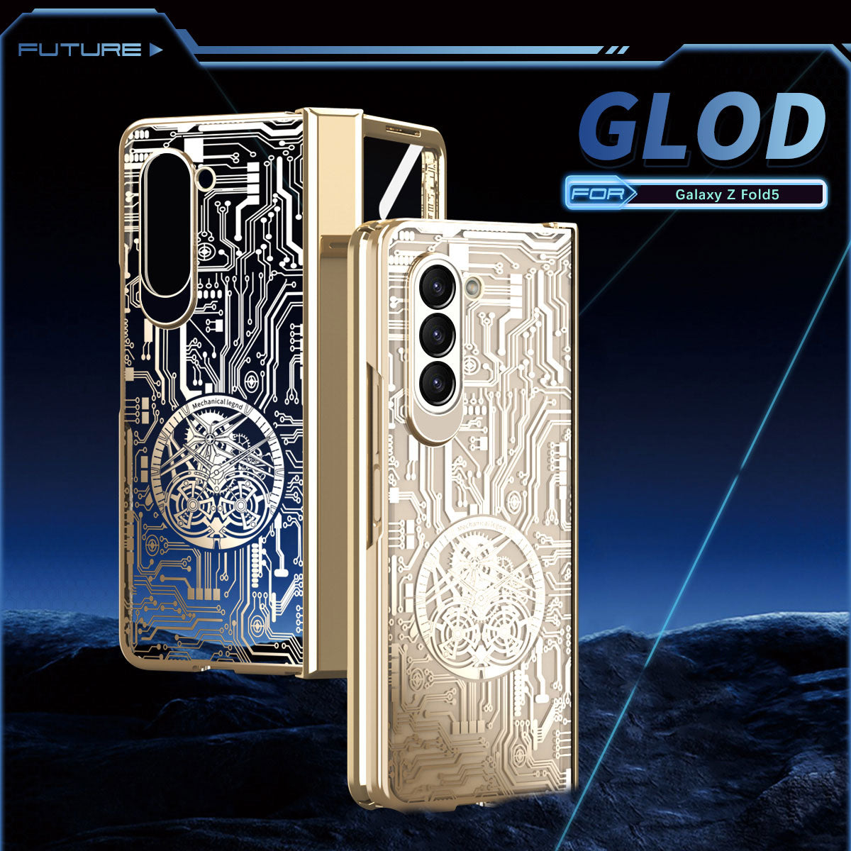 Clear Protective Case For Samsung Galaxy Z Fold 5