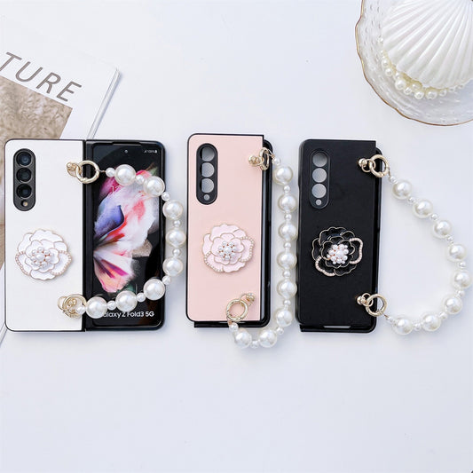 Elegant Pearl Phone Case for Samsung Galaxy Z Fold 4 - OmgCases