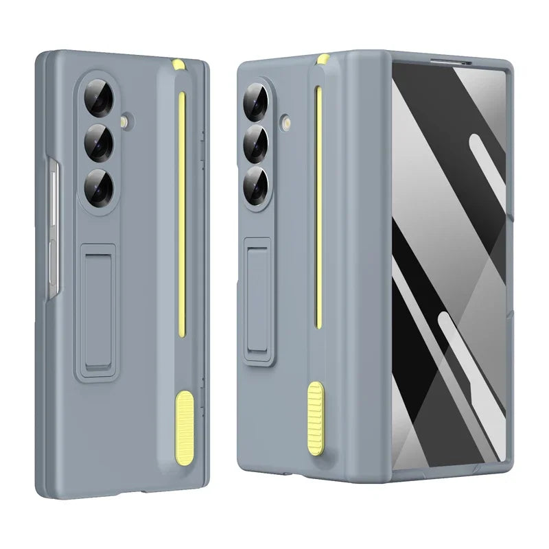 Clear Phone Case with Stylus Holder for Galaxy Z Fold - OmgCases