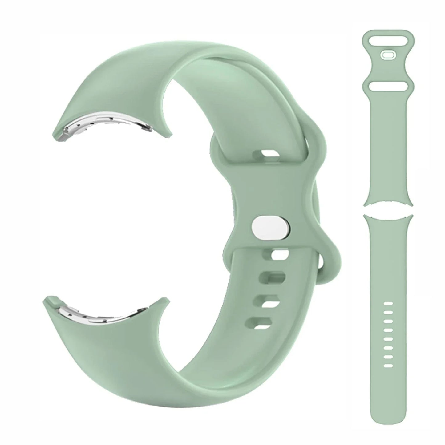 Flexible Rubber Strap For Google Pixel Watch Series