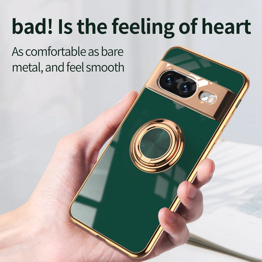 Premium Metal Phone Case with Ring Holder for Google Pixel 8 - OmgCases