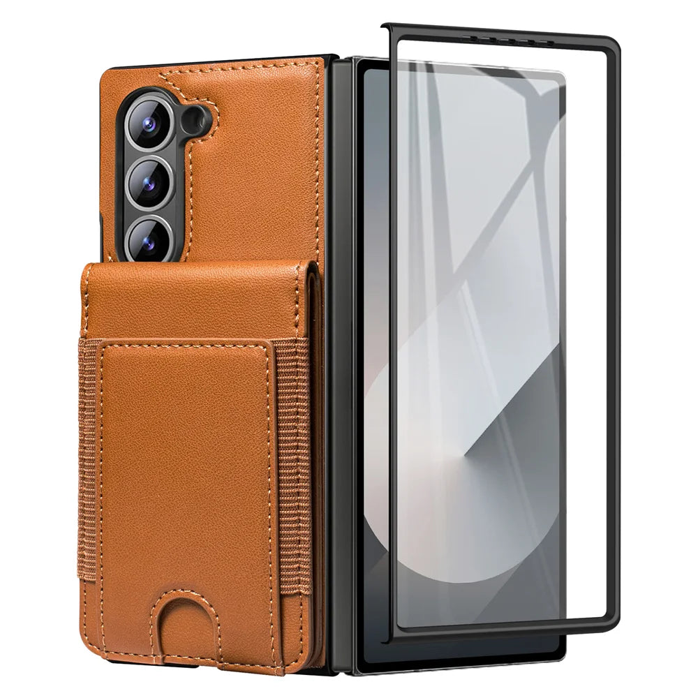 Premium Phone Wallet with Free Screen Guard