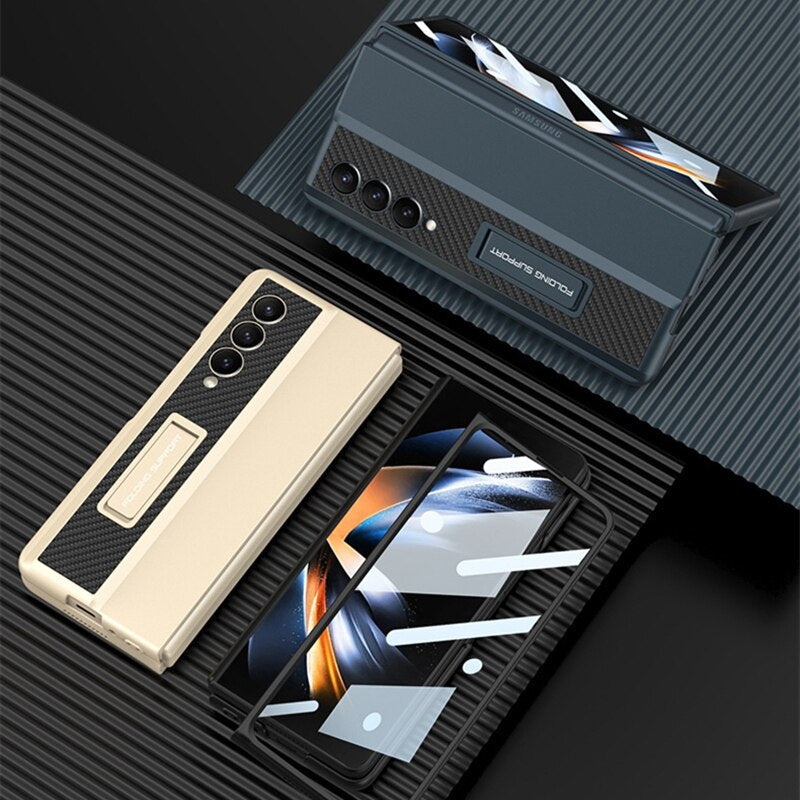 Thin Clear Cover with Screen Protector for Samsung Galaxy Z Fold 4 - OmgCases