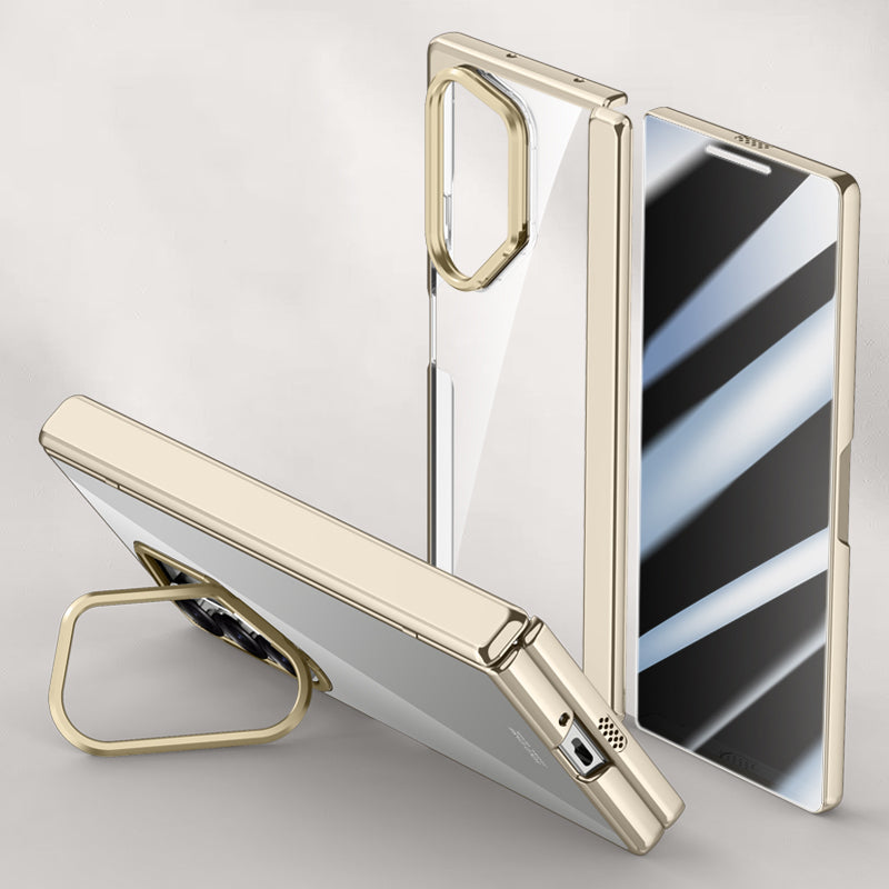Clear Protective Phone Case with Stand for Galaxy Z Fold