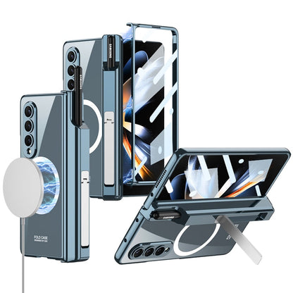 Transparent Protective Case with Tempered Glass for Samsung Galaxy Z Fold 4