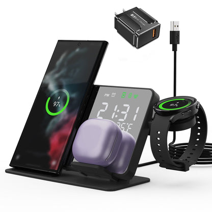 Compact Fast Charging Dock for Samsung Galaxy Phones Watches