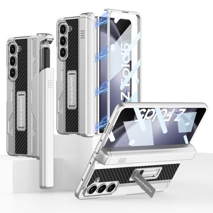Durable Phone Case with Kickstand and Stylus Holder for Samsung Galaxy Z Fold 5