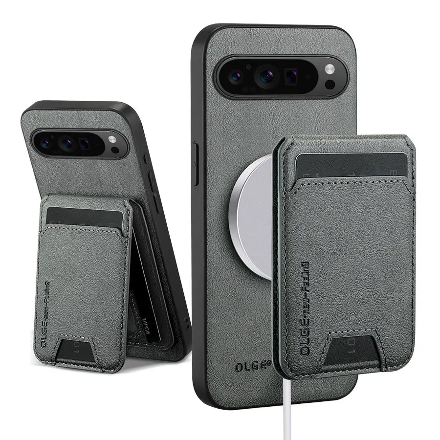 Magnetic Phone Wallet Stand Cover