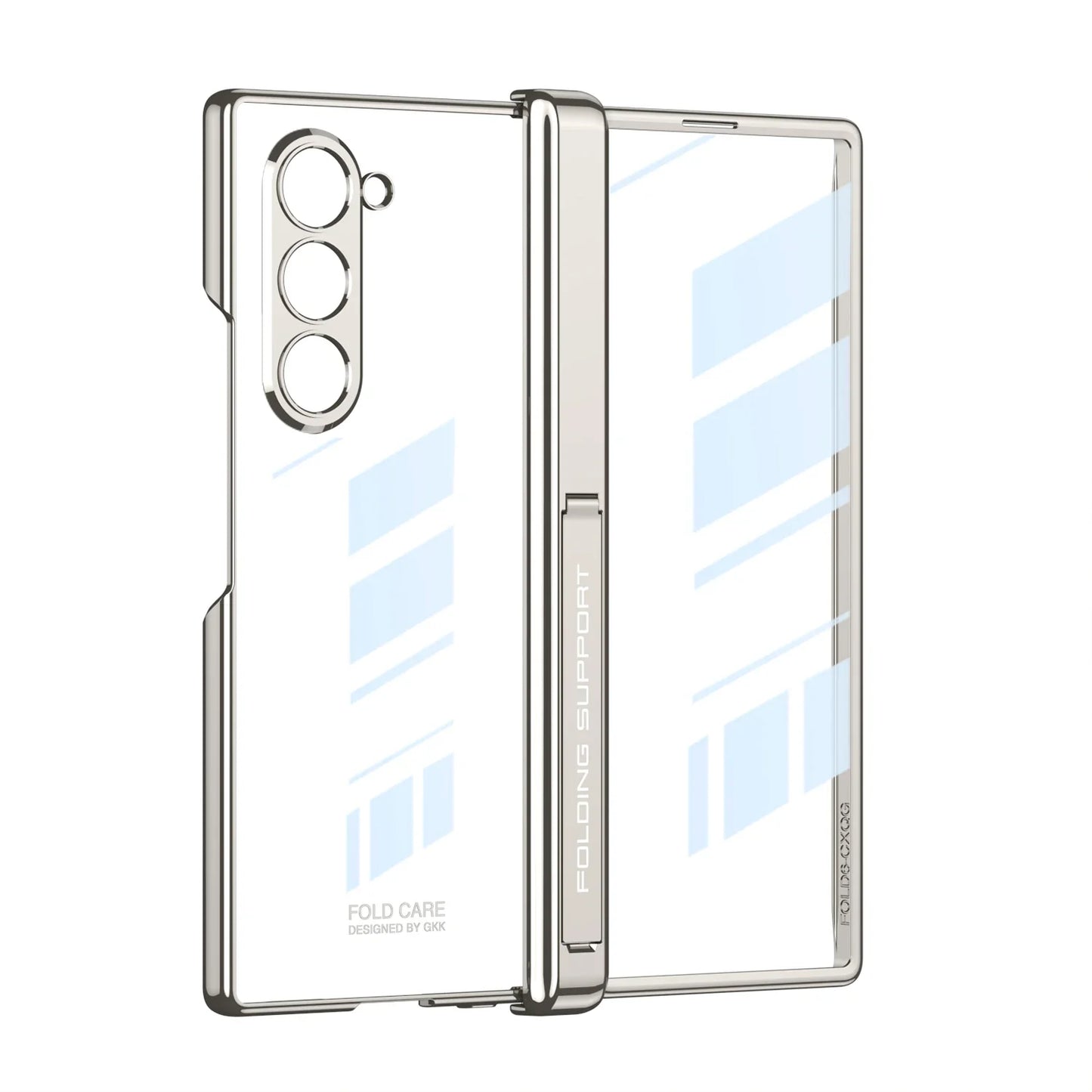 Clear Flip Phone Cover for Samsung Galaxy Z Fold 6