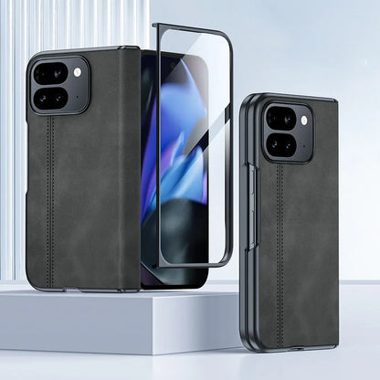 Durable Leather Cover For Google Pixel 9 Pro Fold