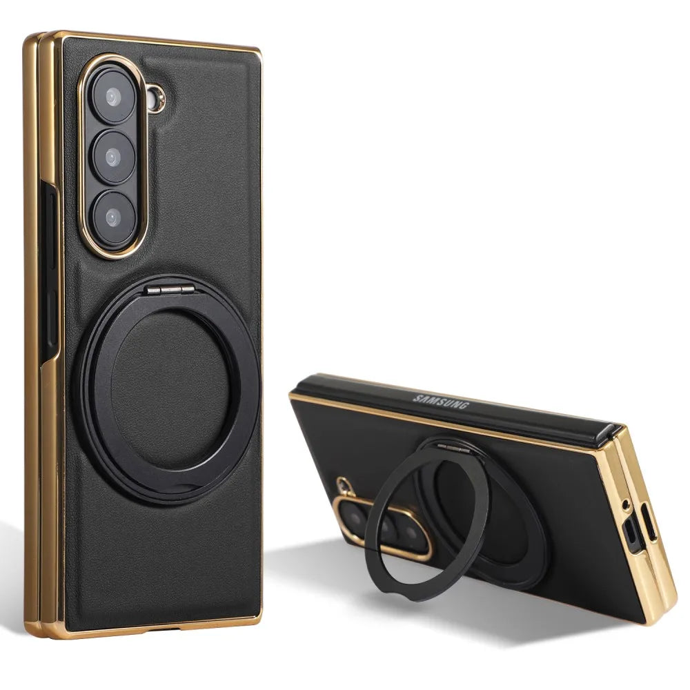 Premium Leather Phone Ring Holder
