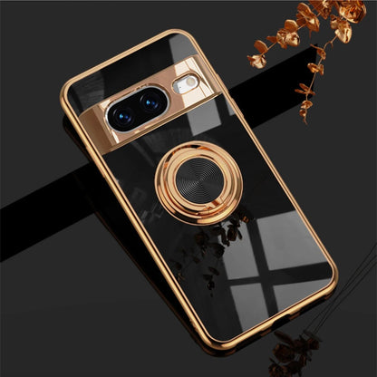 Premium Metal Phone Case with Ring Holder for Google Pixel 8