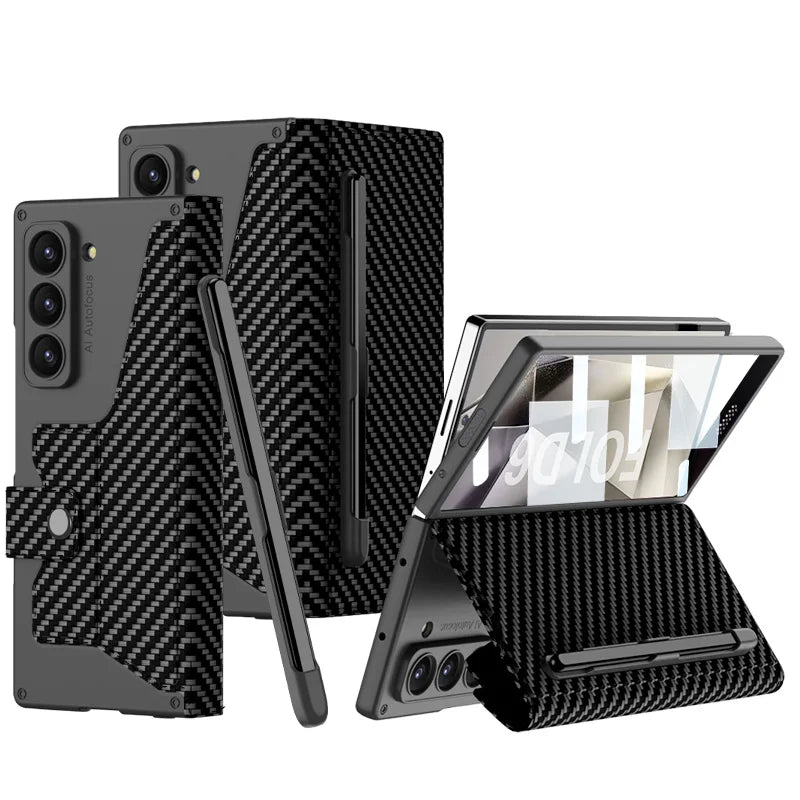 Durable Phone Cover with Screen Guard for Samsung Galaxy Z Fold 6