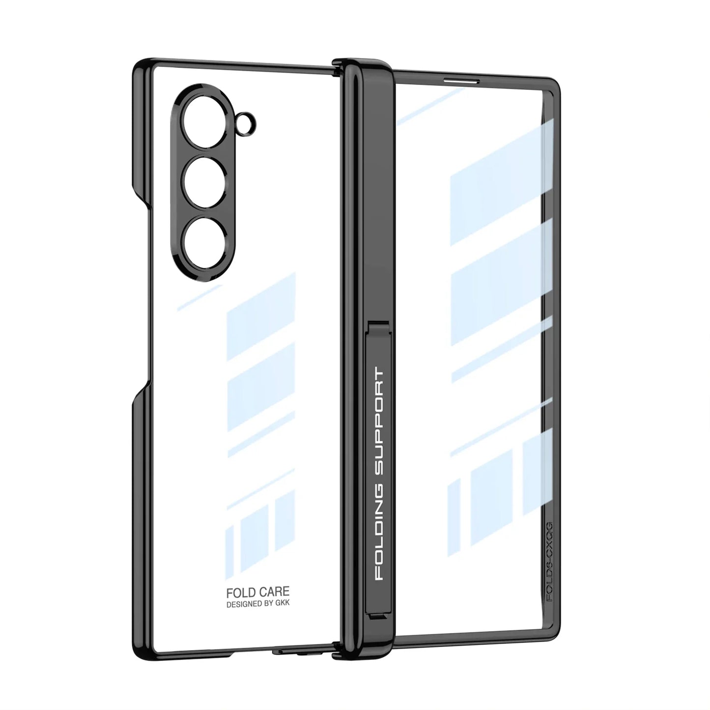 Clear Flip Phone Cover for Samsung Galaxy Z Fold 6