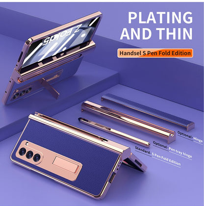 Premium Phone Case with Stand and Pen Holder