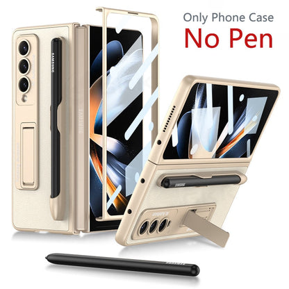 Premium Phone Cover with Stylus Holder for Galaxy Z Fold 4