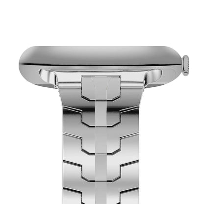 Durable Silver Tone Watch Band