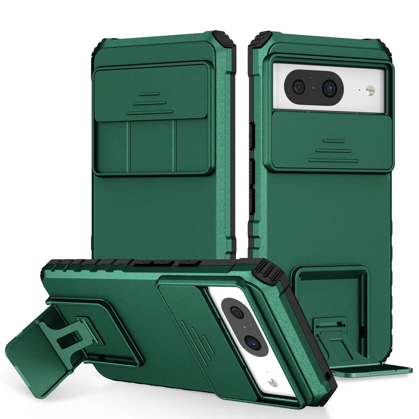 Durable Phone Case with Kickstand For Google Pixel 8