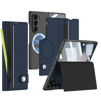 Durable Phone Case with Card Holder for Galaxy Z Fold 6