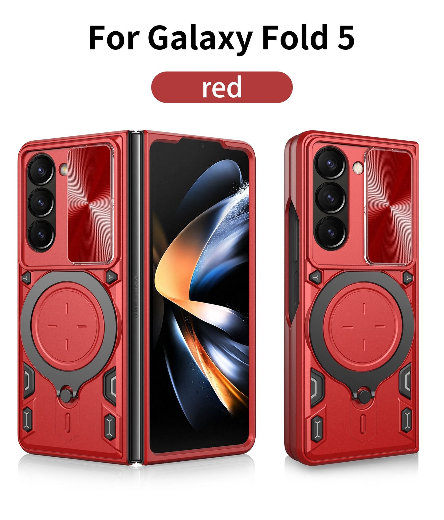 Durable Phone Case with Kickstand for Galaxy Z Fold 5