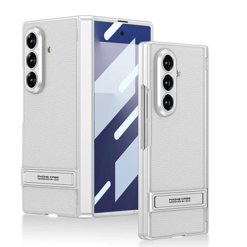 Premium Leather Flip Phone Cover For Z Fold 7