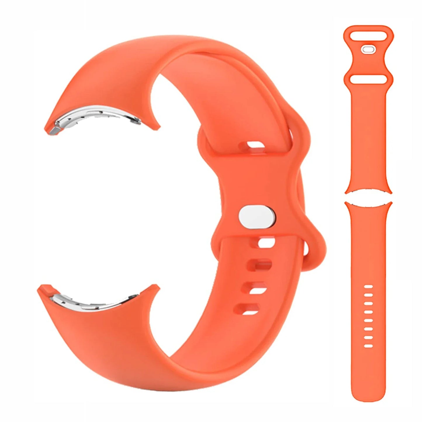 Flexible Rubber Strap For Google Pixel Watch Series