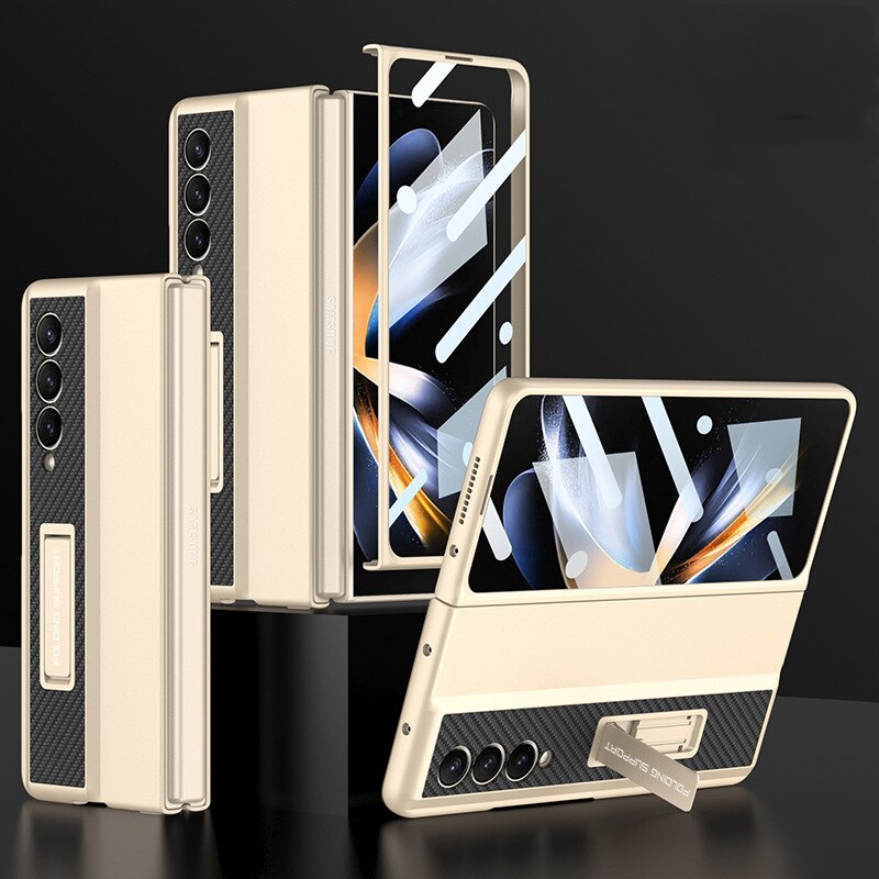 Thin Clear Cover with Screen Protector for Samsung Galaxy Z Fold 4