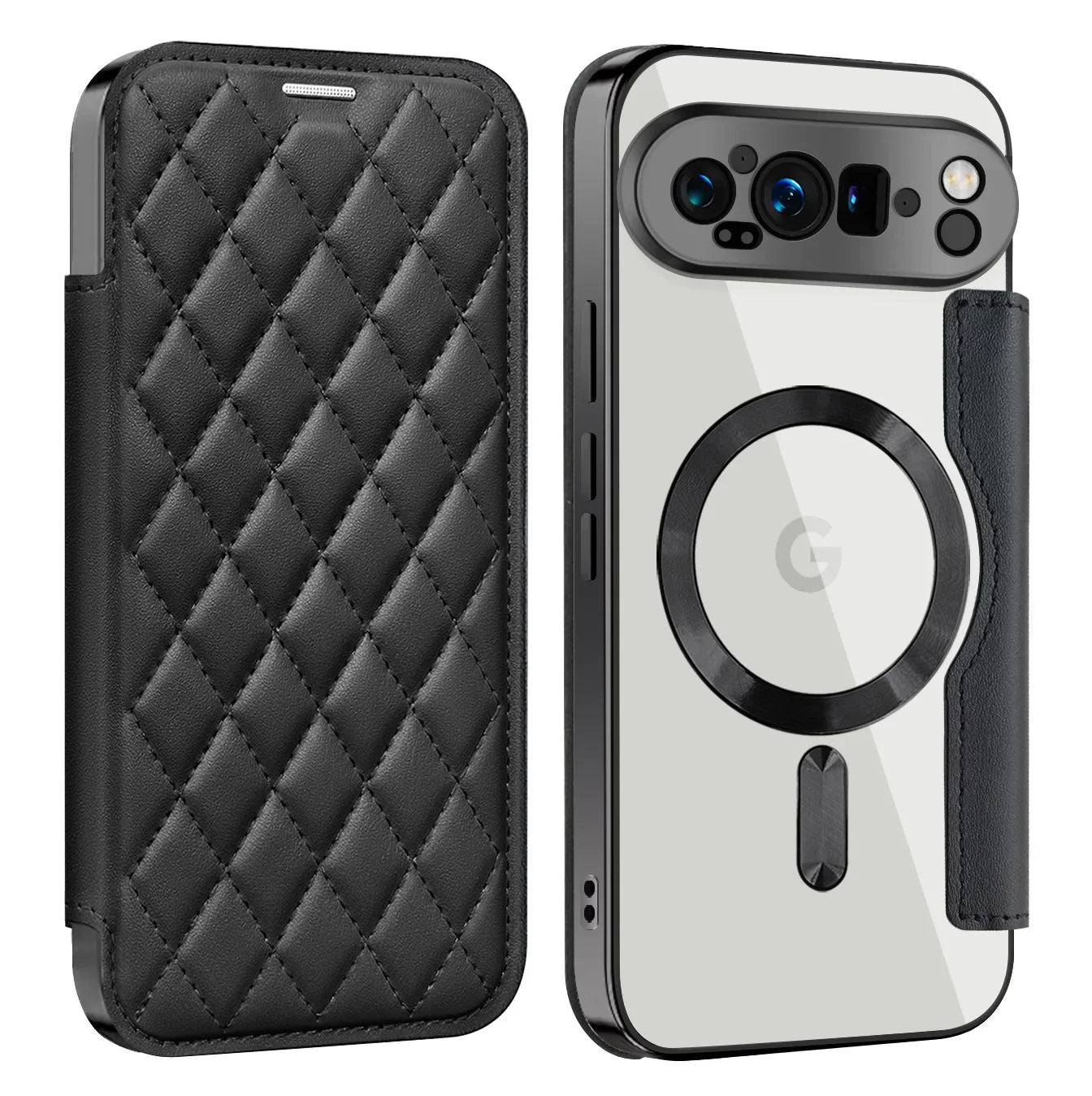 Premium Leather Phone Wallet Case with MagSafe