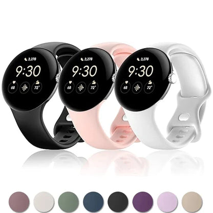 Flexible Rubber Strap For Google Pixel Watch Series - OmgCases