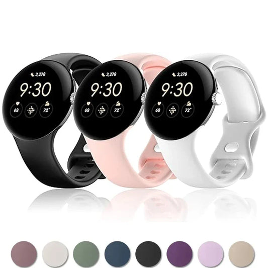 Flexible Rubber Strap For Google Pixel Watch Series - OmgCases