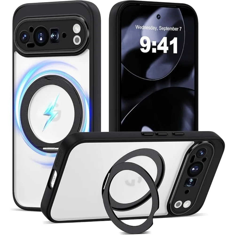 Flexible Magnetic Phone Ring Holder Case