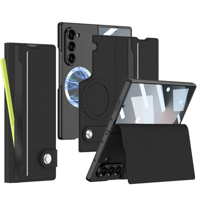 Durable Phone Case with Card Holder for Galaxy Z Fold 6