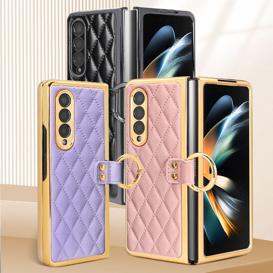 Luxury Phone Ring Holder Case for Samsung Galaxy Z Fold 5 - OmgCases