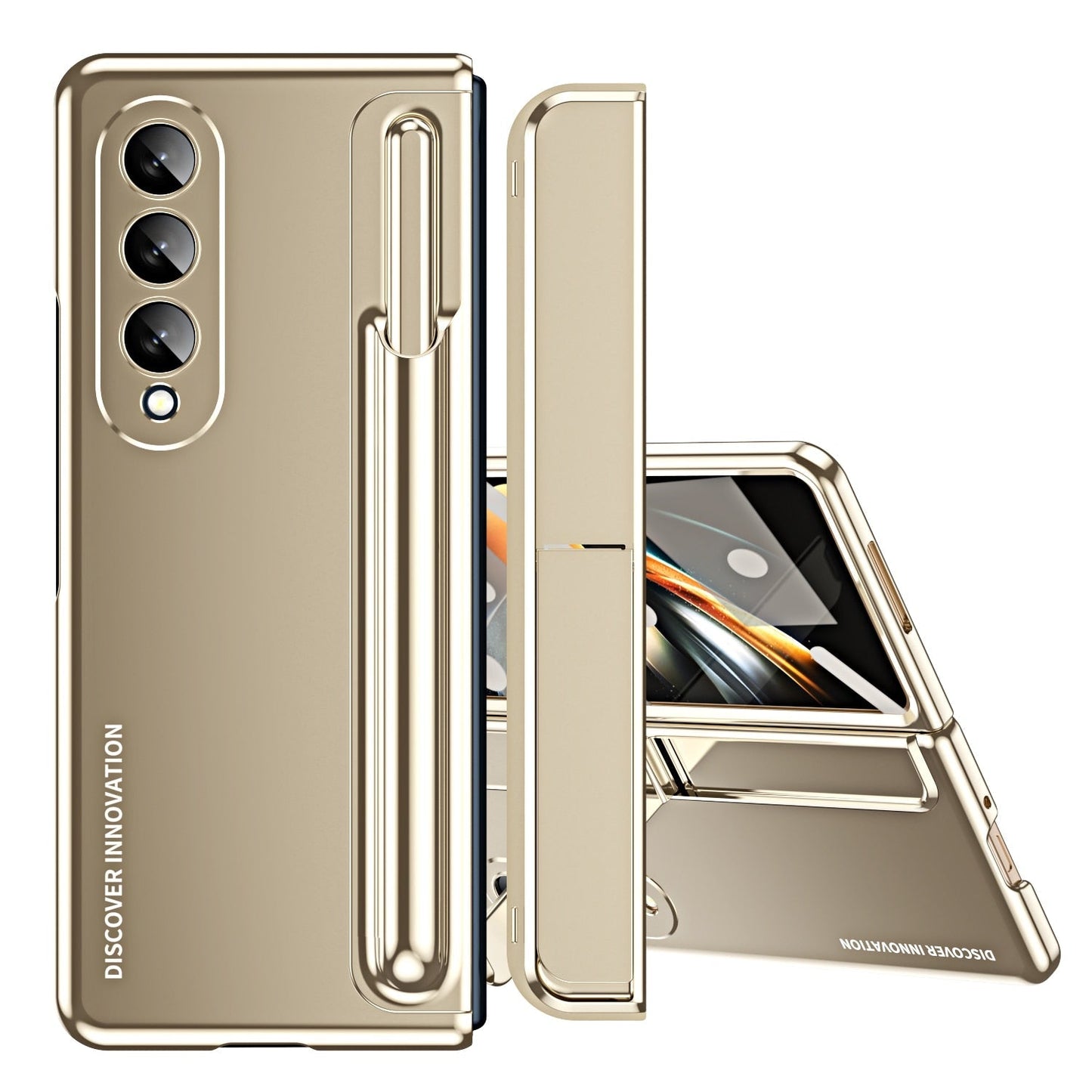 Durable Protective Case with Stand for Samsung Galaxy Z Fold 4
