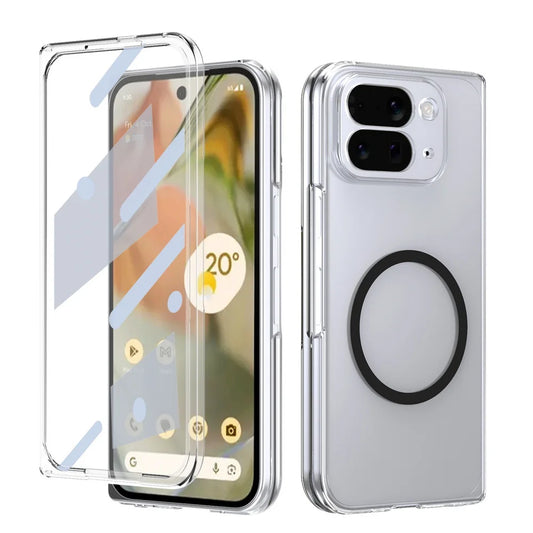 Transparent Slim Magnetic Phone Cover Case - OmgCases