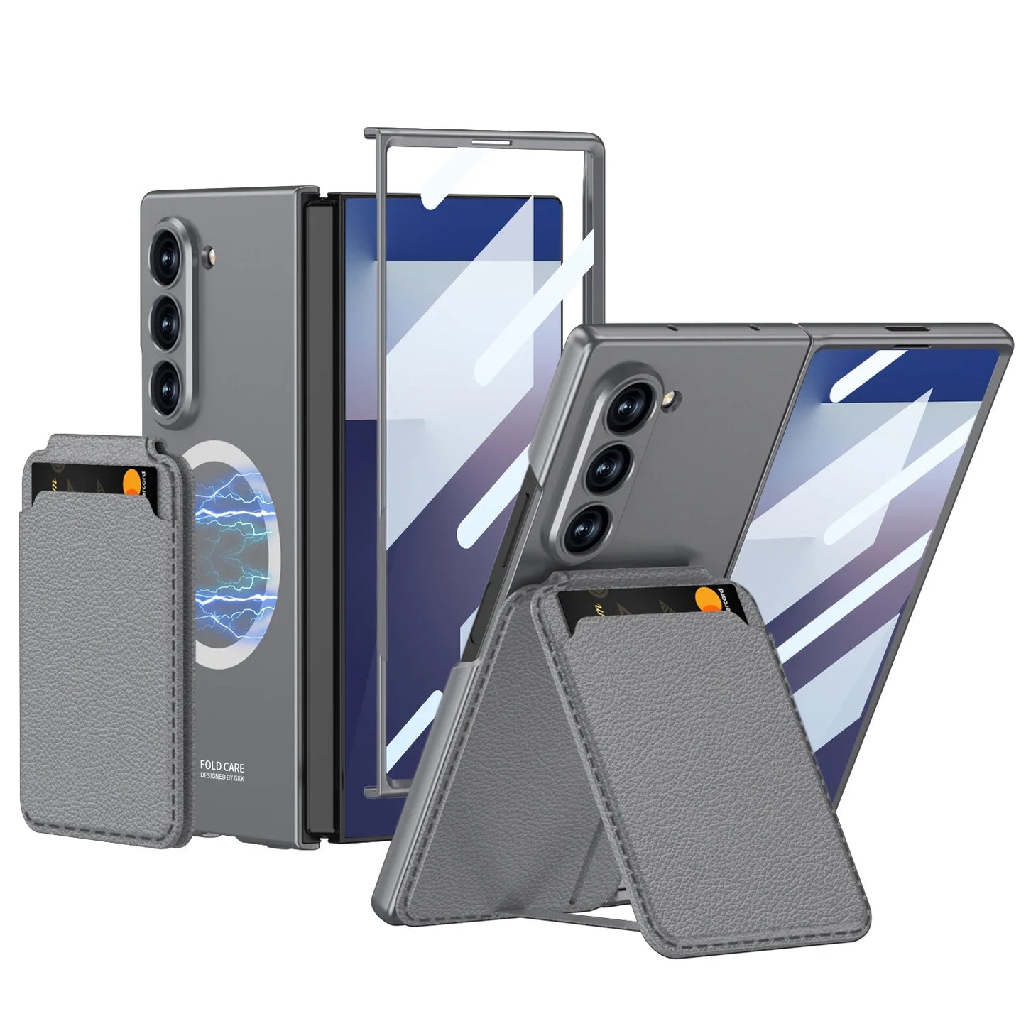 Magnetic Phone Wallet Case Stand
