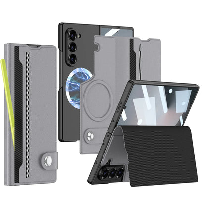 Durable Phone Case with Card Holder for Galaxy Z Fold 6