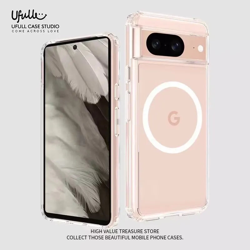 Clear Phone Charger Case For Google Pixel 8 Series - OmgCases