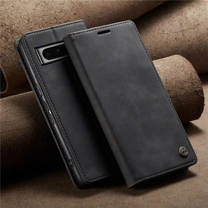 Slim Leather Phone Case with Card Slot for Google Pixel