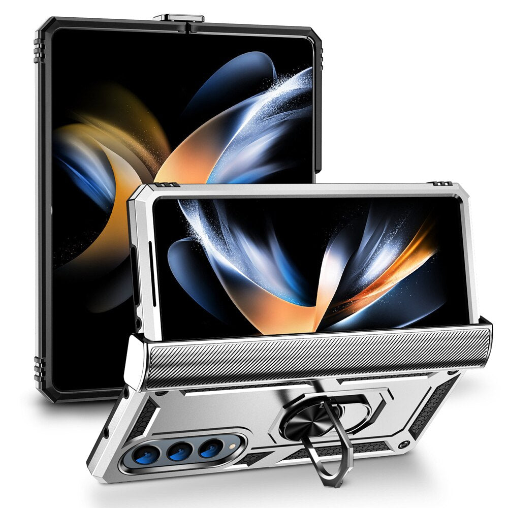 Durable Phone Case with Stand for Samsung Galaxy Z Fold 4