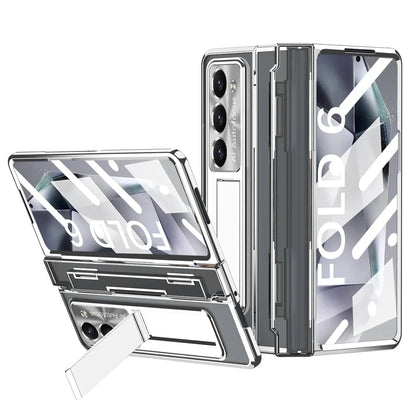 Clear Phone Cover with Stand for Samsung Galaxy Z Fold