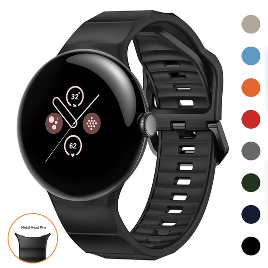 Flexible Rubber Straps for Pixel Watch 3 - OmgCases