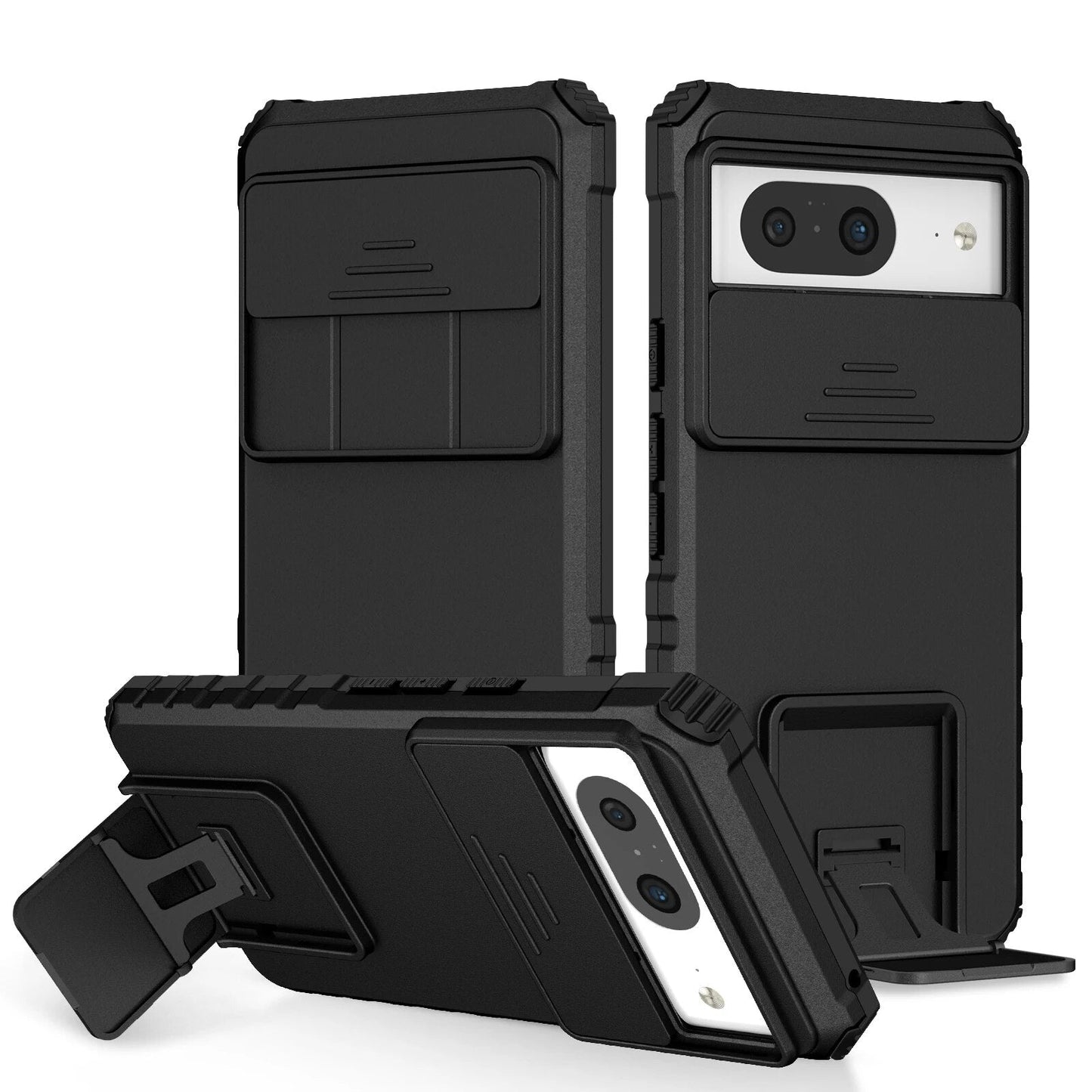 Durable Phone Case with Kickstand For Google Pixel 8