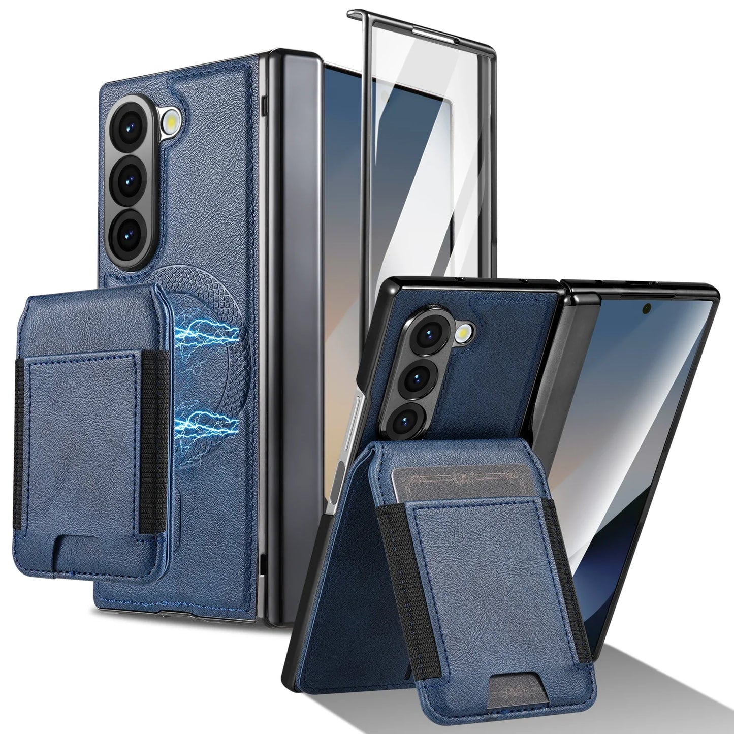 Removable Phone Leather Wallet Cover