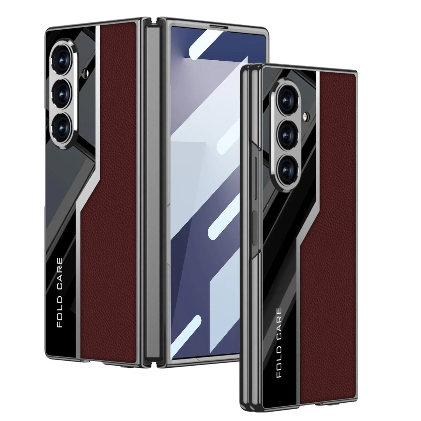 Premium Leather Phone Cover with Flip Protection