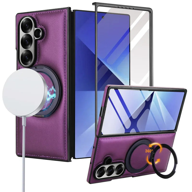 Strong Phone Leather Stand Case