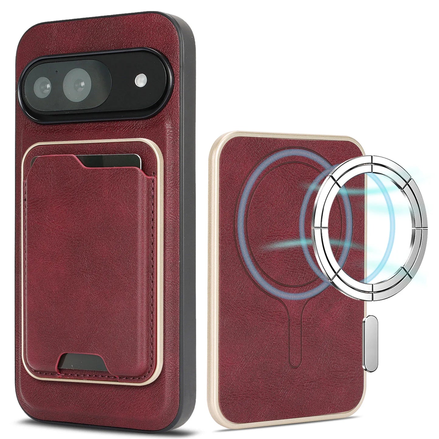 Slim Leather Phone Wallet Cover