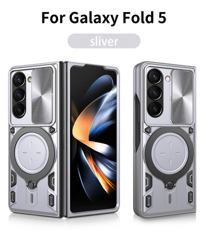 Durable Phone Case with Kickstand for Galaxy Z Fold 5