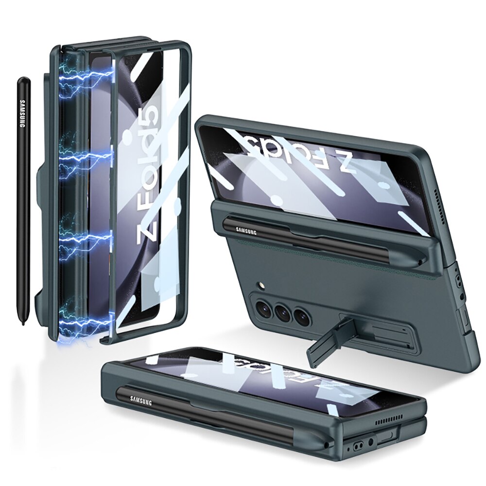 Durable Samsung Z Fold 5 Protective Cover with Kickstand